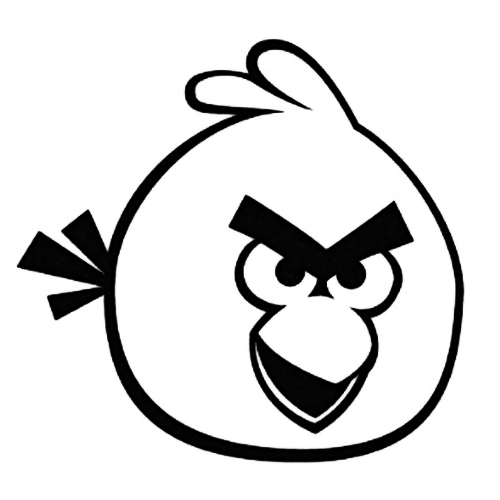 One Angry Bird Sticker